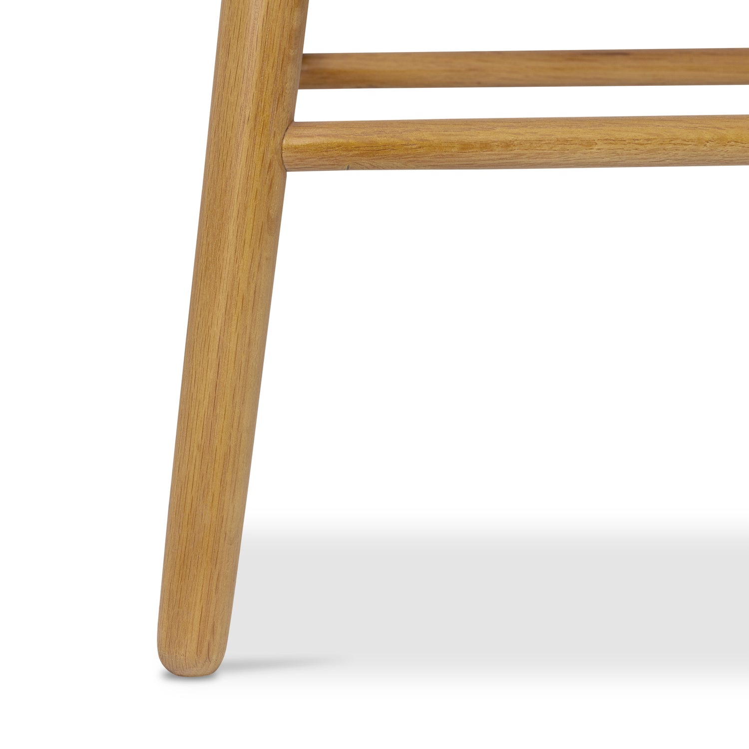 Notello Leather Counter Stool | Black/Oak 