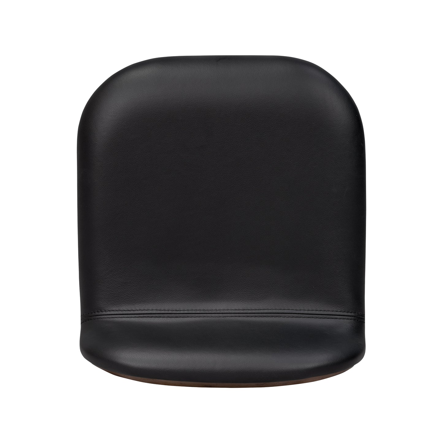 Notello Leather Counter Stool | Black/Walnut