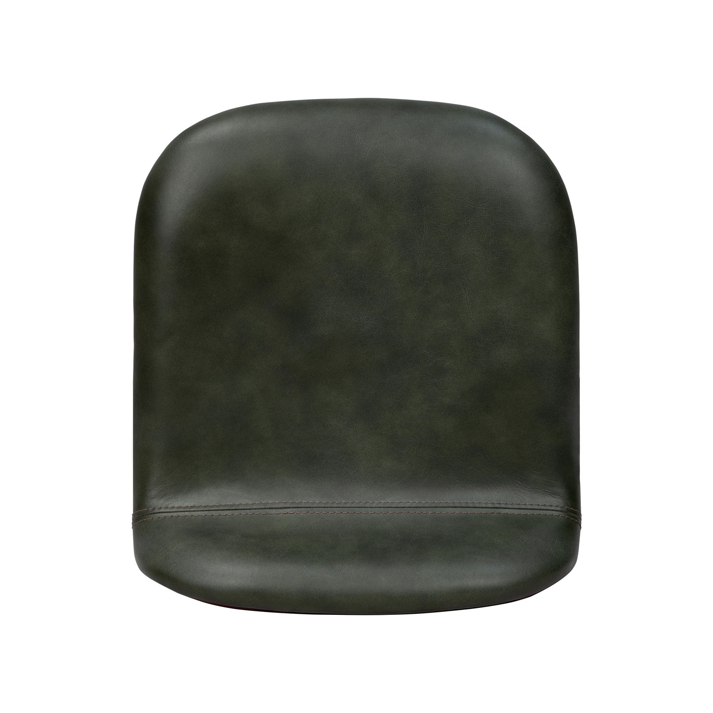 Notello Leather Counter Stool | Green/Walnut