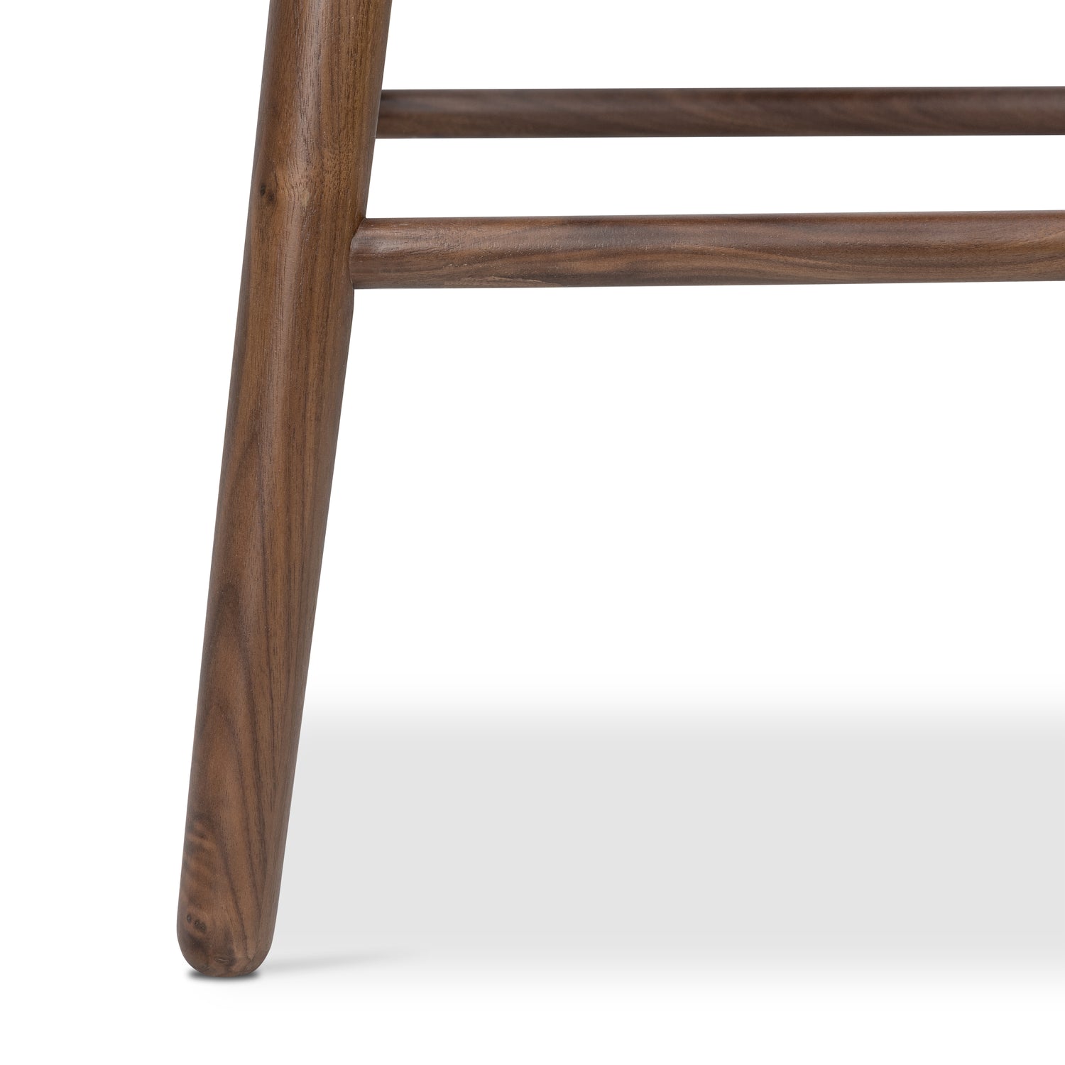 Notello Leather Counter Stool | Green/Walnut 