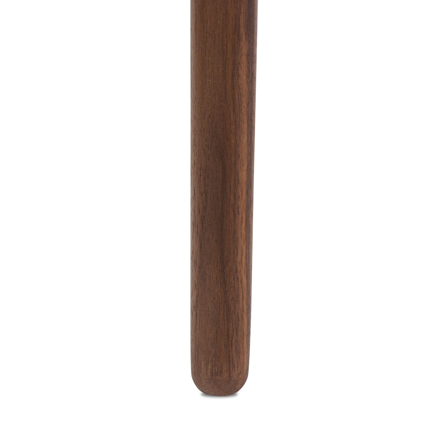 Notello Leather Counter Stool | Black/Walnut 