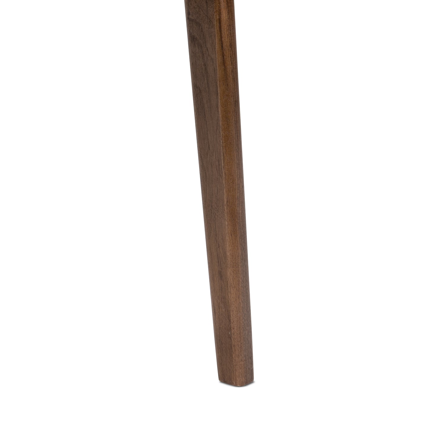 Lando Leather Dining Chair | Green/Walnut