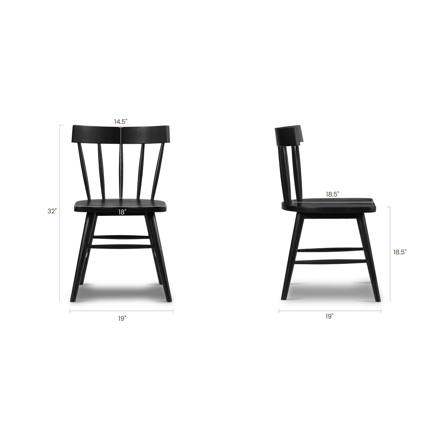 Hava Dining Chair 2.0 | Black