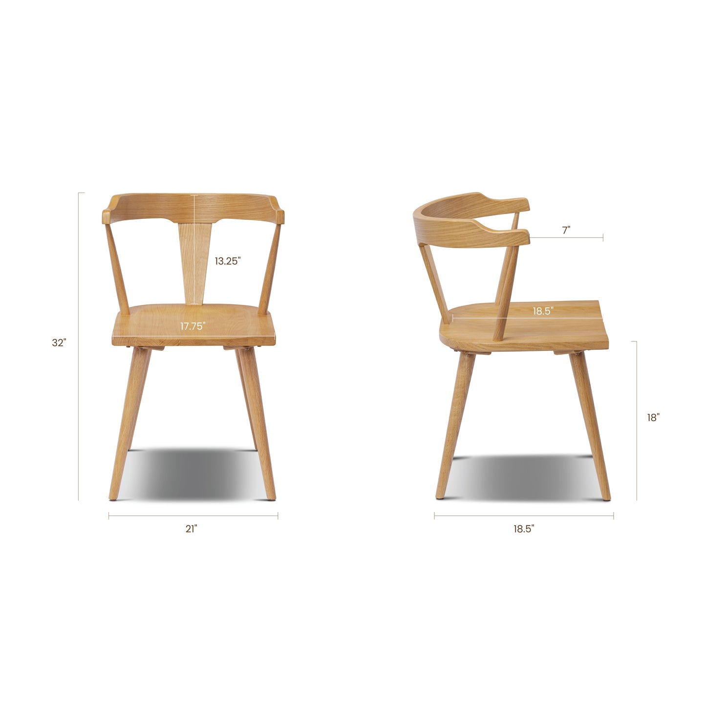 Enzo Dining Chair | Oak