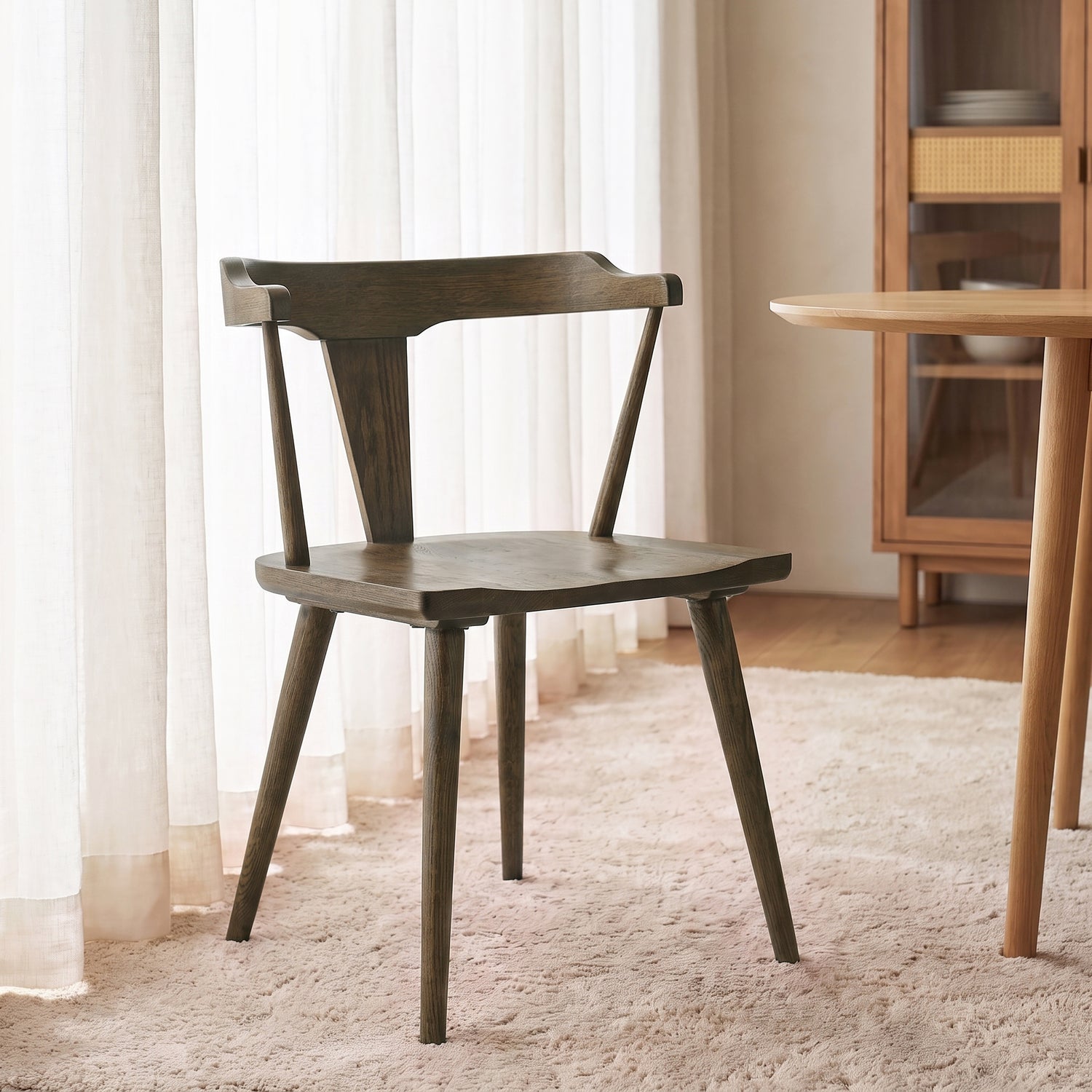 Enzo Dining Chair | Tundra Brown lifestyle_image