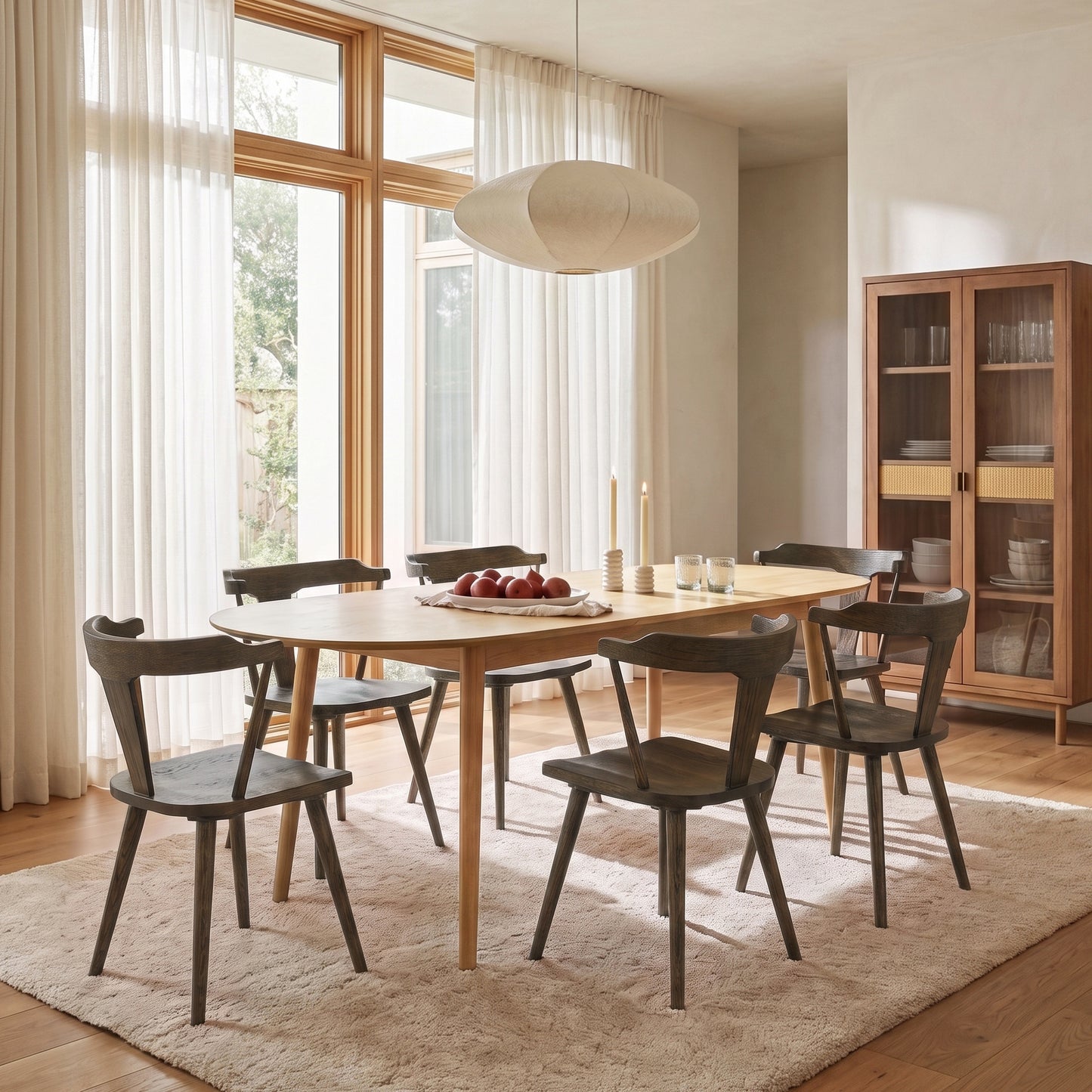 Enzo Dining Chair | Tundra Brown