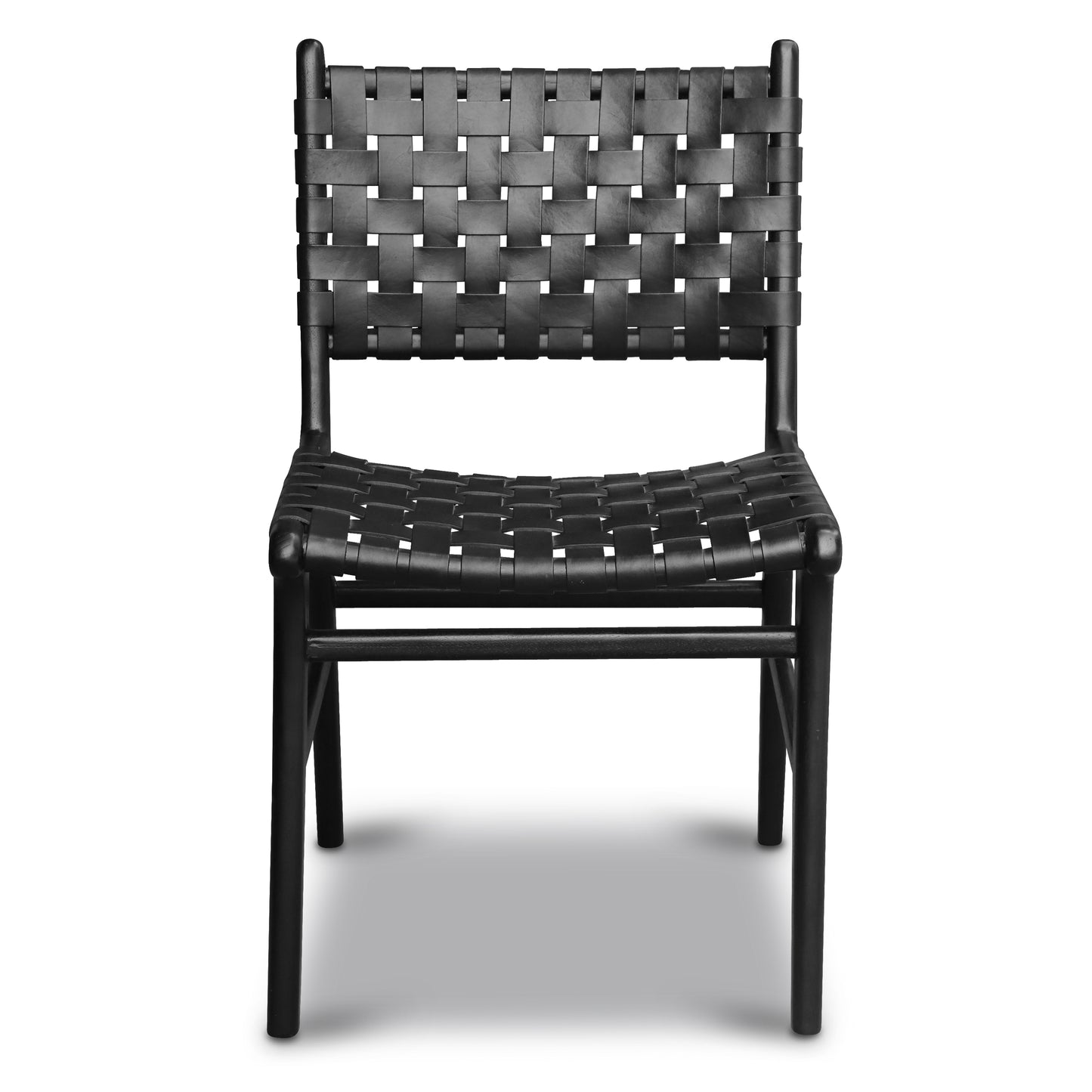 Banda Teak & Leather Dining Chair | Havana Black