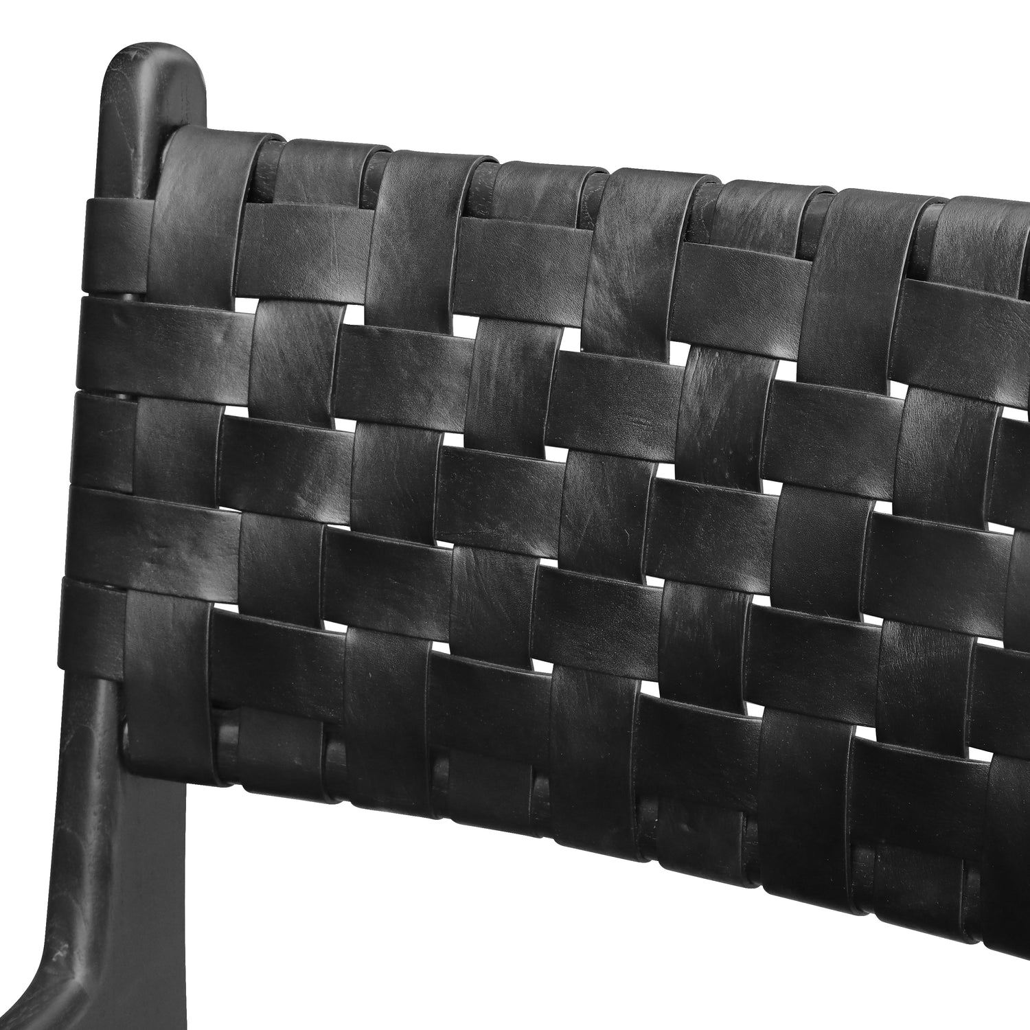 Banda Teak & Leather Dining Chair | Havana Black 