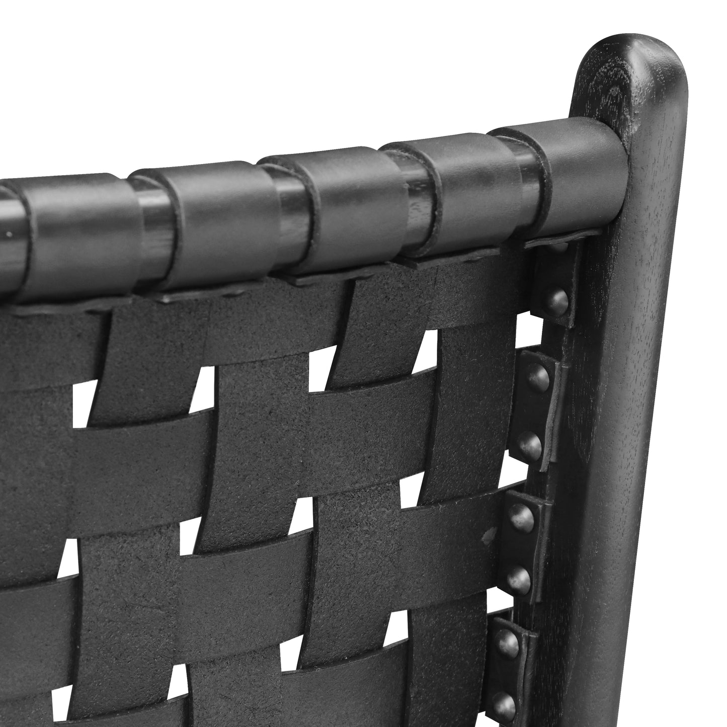 Banda Teak & Leather Dining Chair | Havana Black