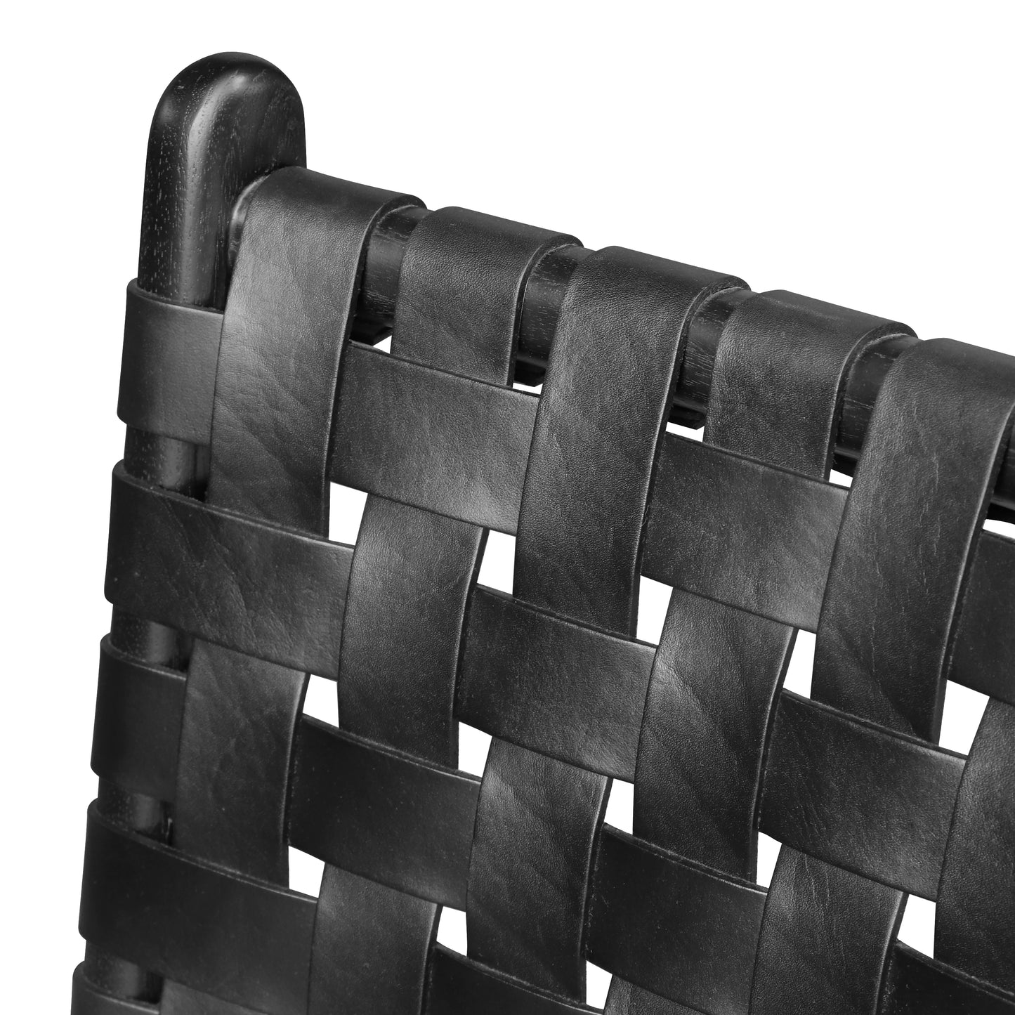 Banda Teak & Leather Dining Chair | Havana Black