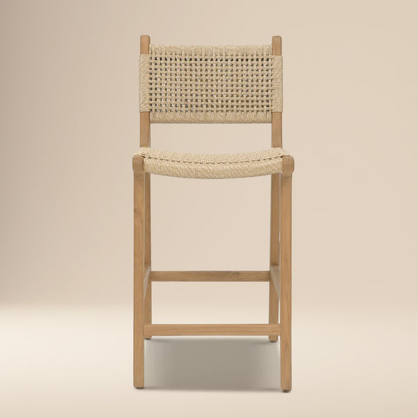 Batu Indoor / Outdoor Counter Height Stool | Natural