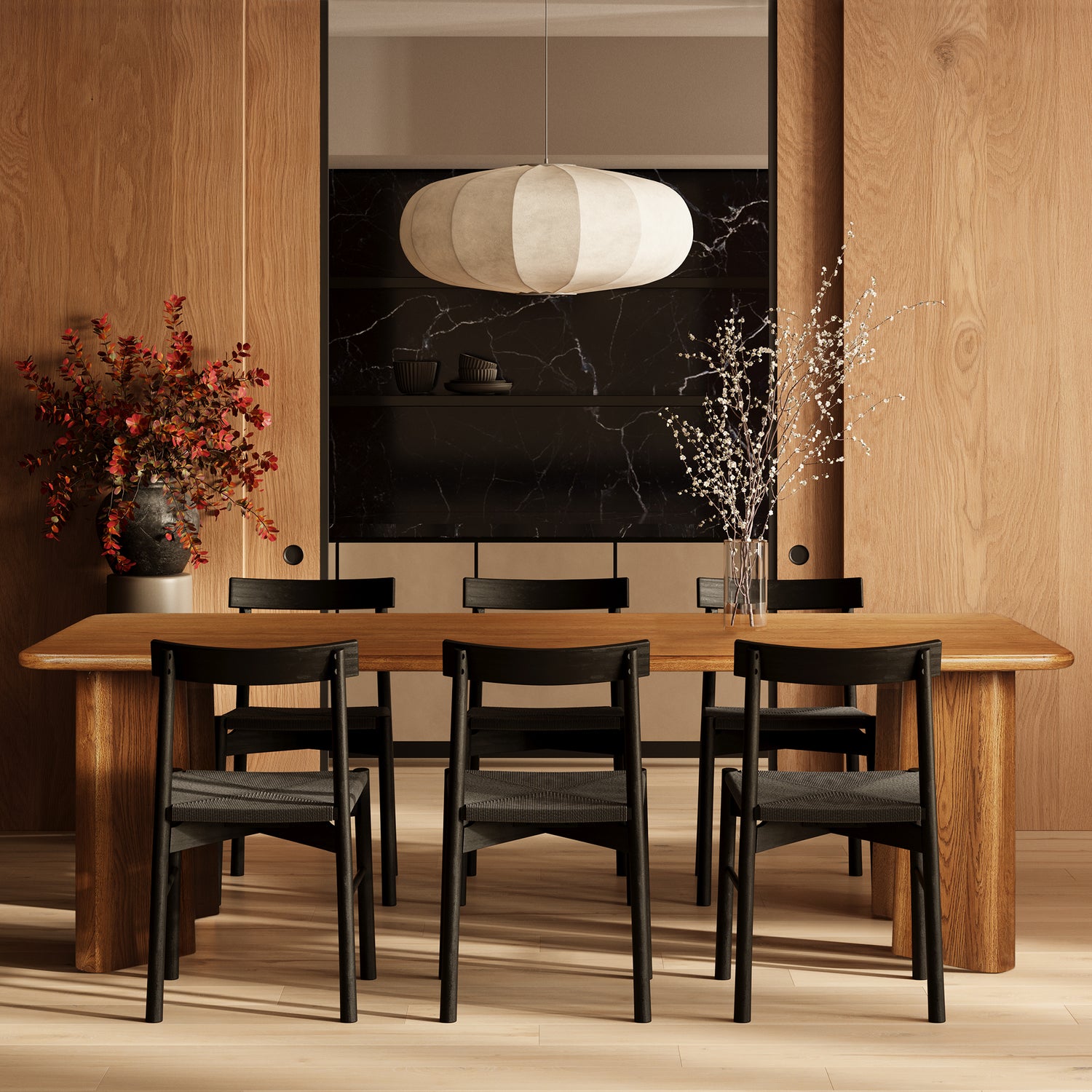 Hamm Dining Chair | Pitch Black lifestyle_image