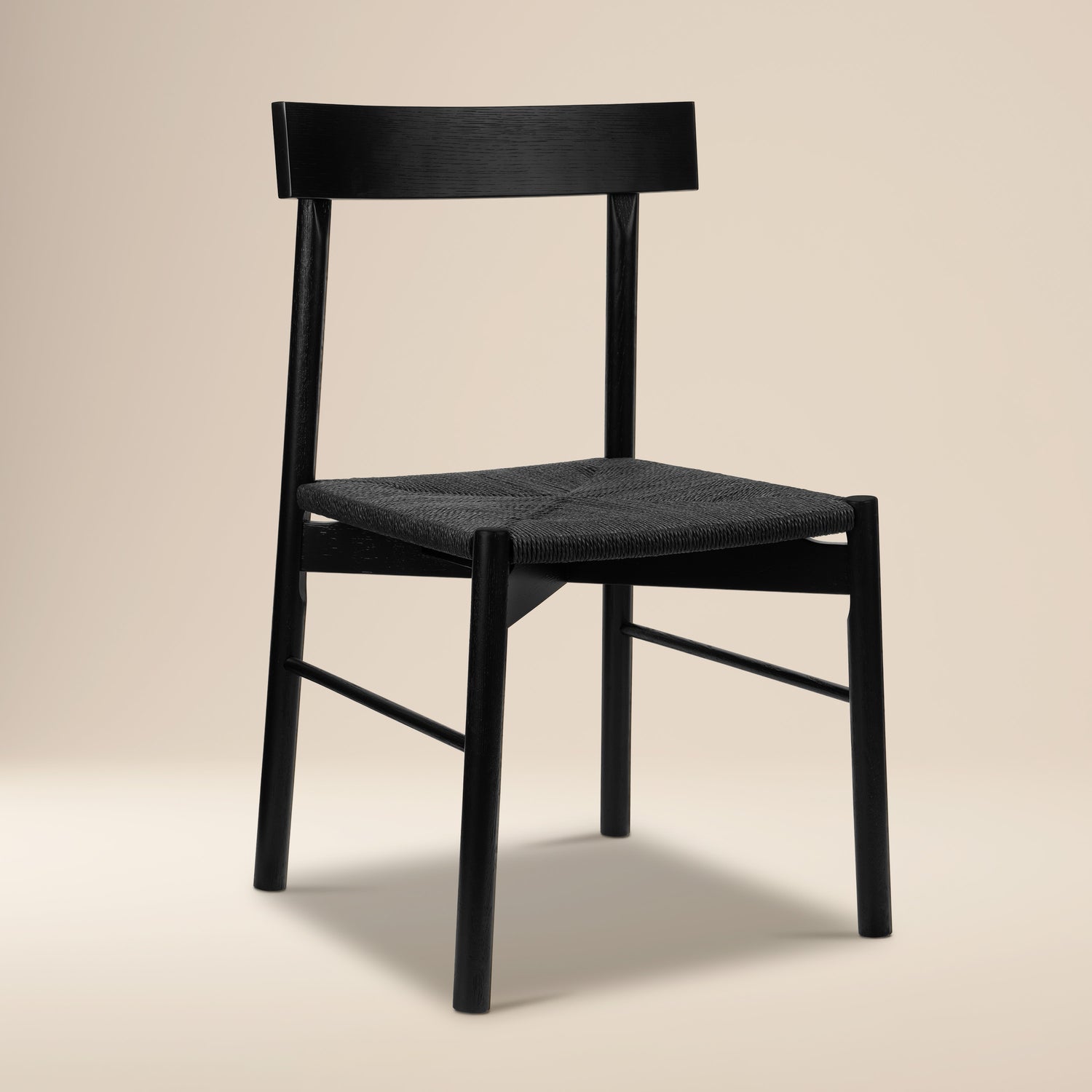 Hamm Dining Chair | Pitch Black 