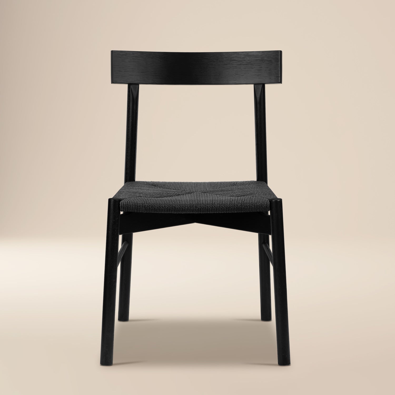 Hamm Dining Chair | Pitch Black 