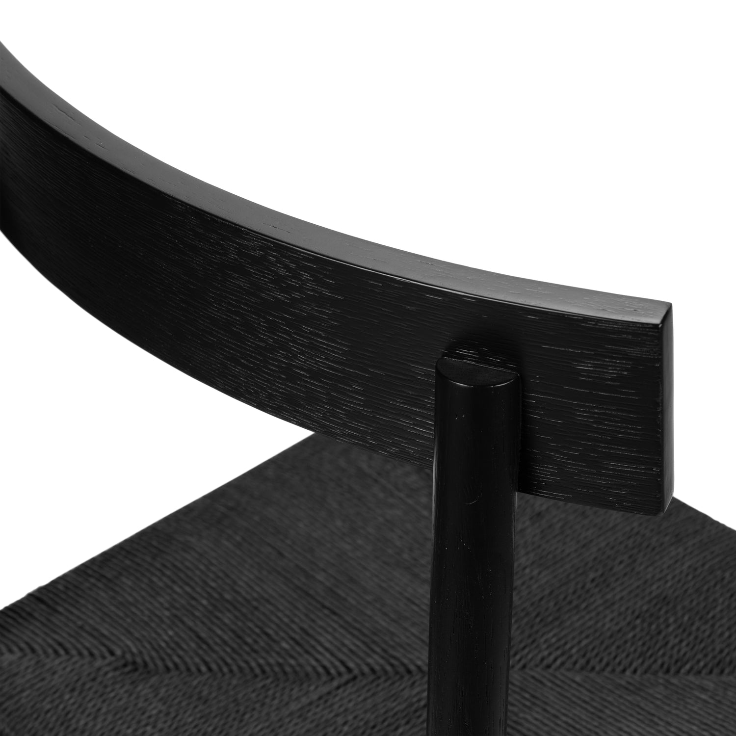 Hamm Dining Chair | Pitch Black 
