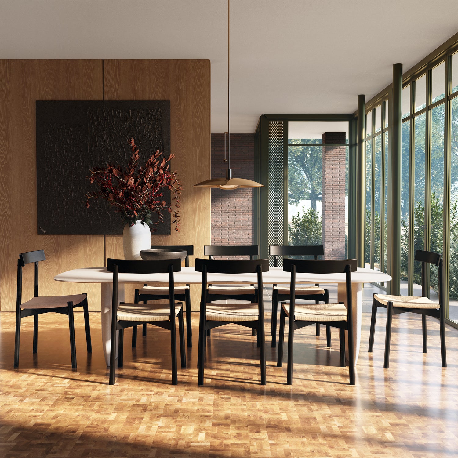 Hamm Dining Chair | Black 