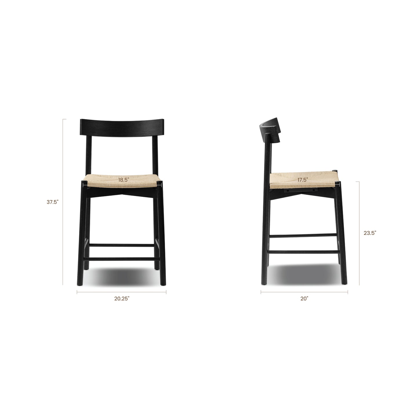 Hamm Counter Stool | Black