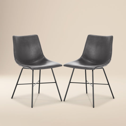 Paxton Dining Chair | Grey | Set of 2
