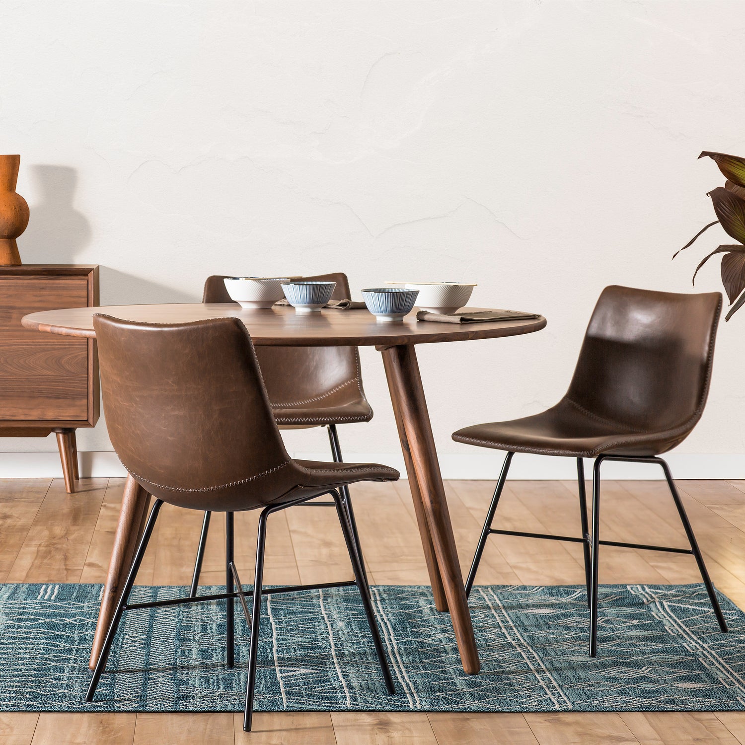 Paxton Dining Chair | Brown | Set of 2 