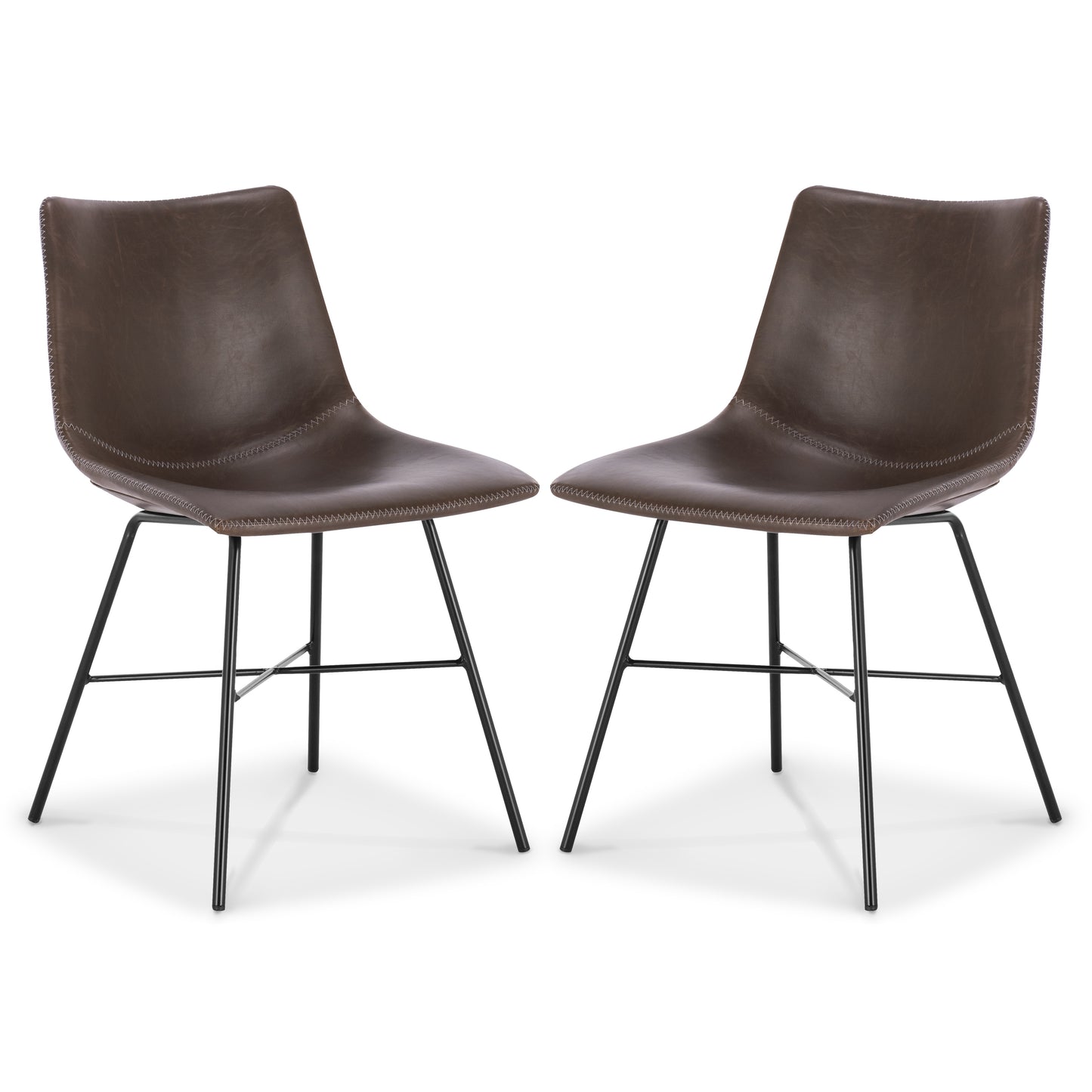 Paxton Dining Chair | Brown | Set of 2