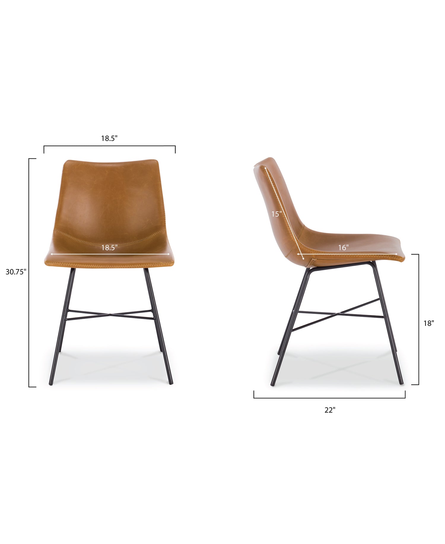Paxton Dining Chair | Tan | Set of 2 