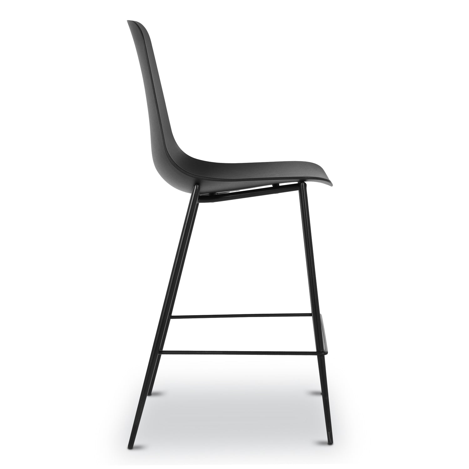 Isla Counter Height Stool | Black | Set of 3 