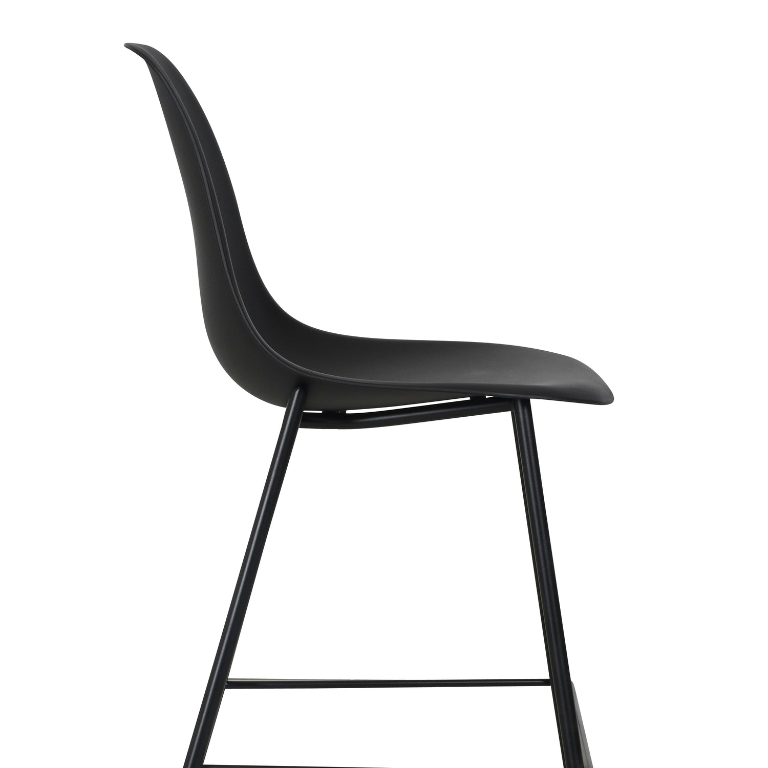 Isla Counter Height Stool | Black | Set of 3 