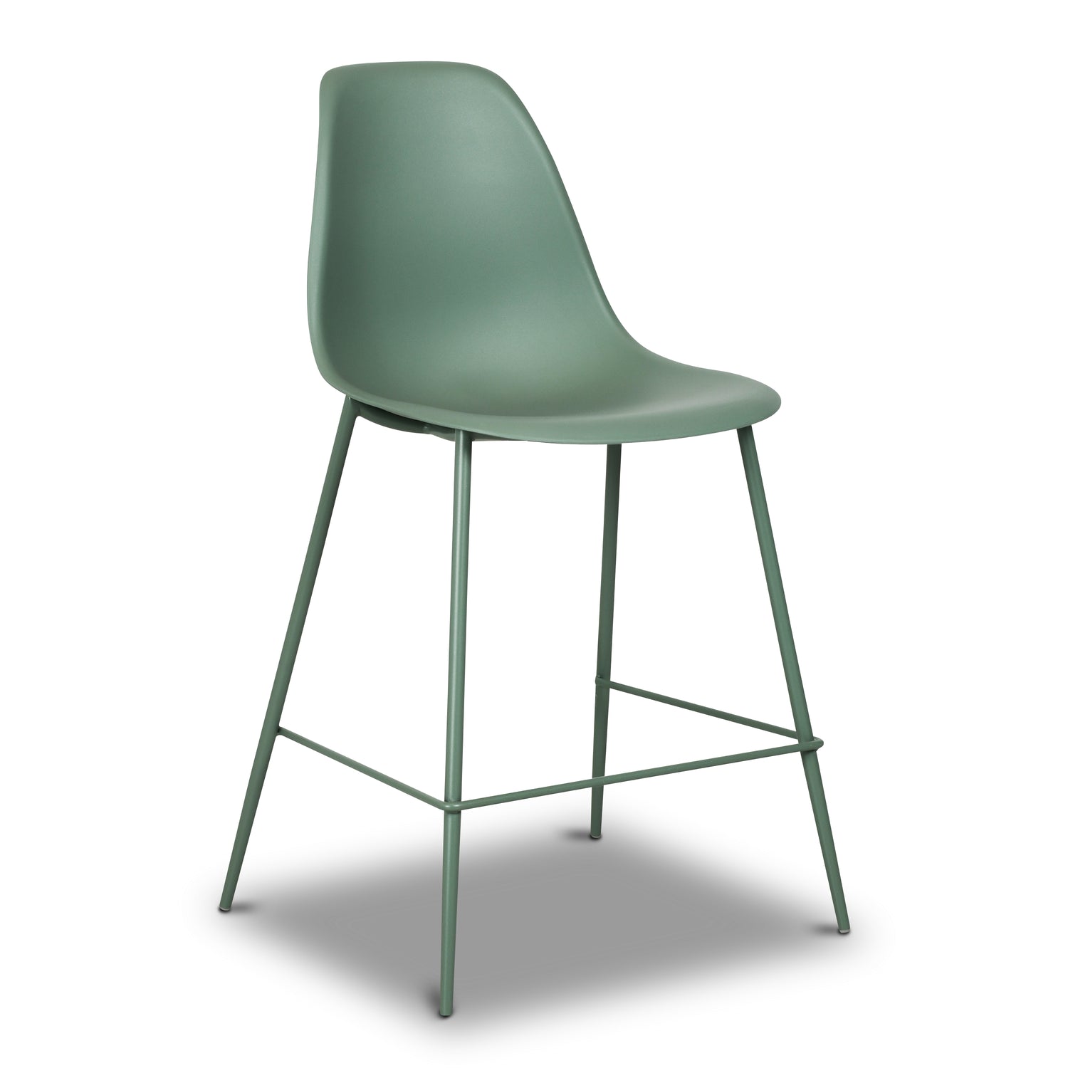Isla Counter Height Stool | Pistachio Green | Set of 3 