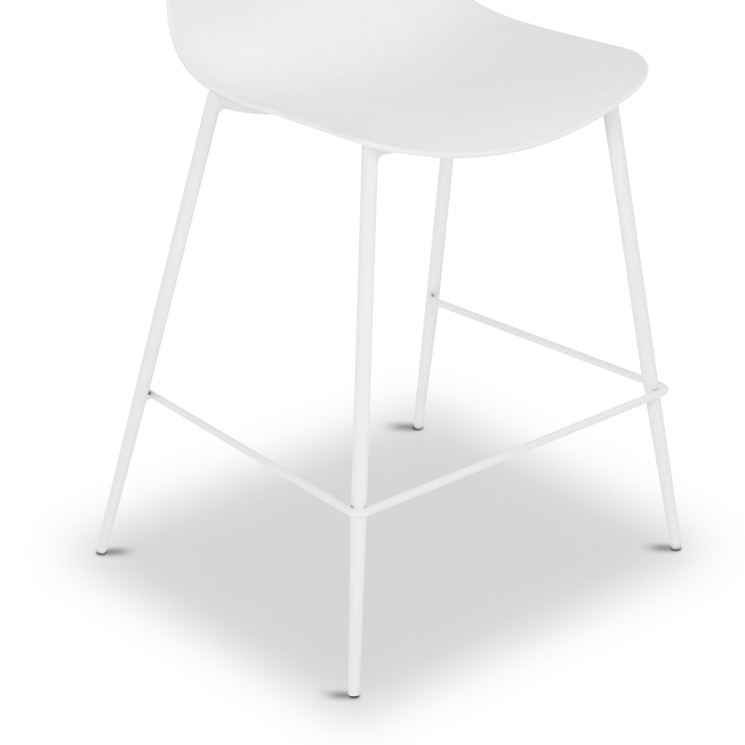 Isla Counter Height Stool | White | Set of 3 