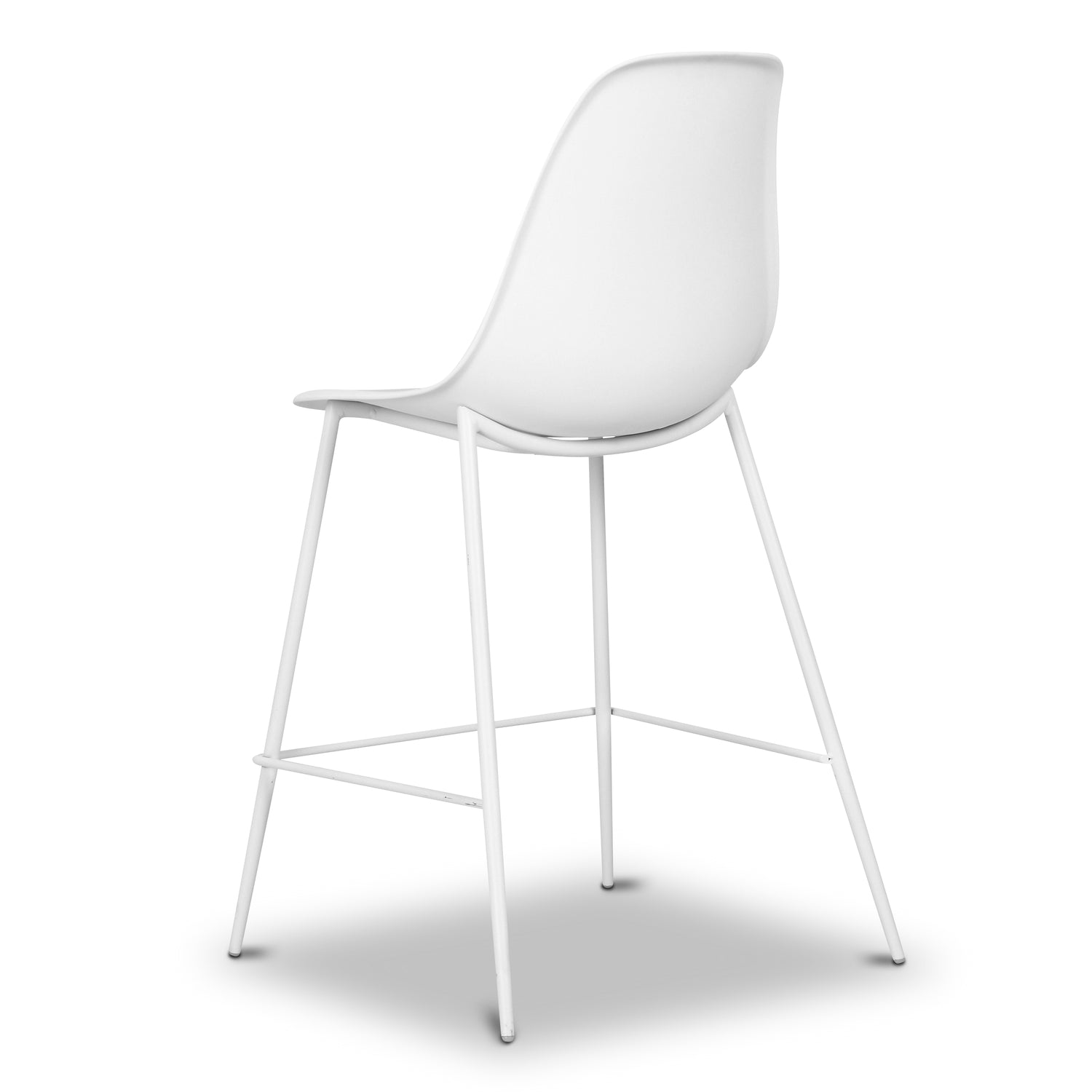 Isla Counter Height Stool | White | Set of 3 