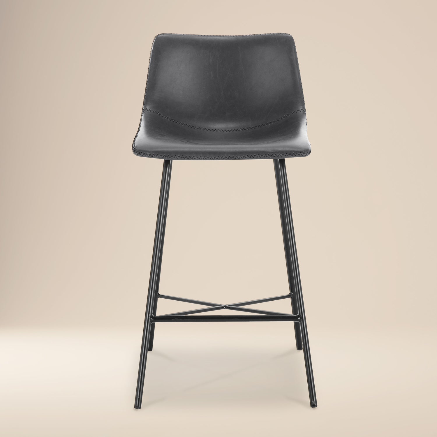 Paxton 24” Counter Height Stool | Grey | Set of 3 
