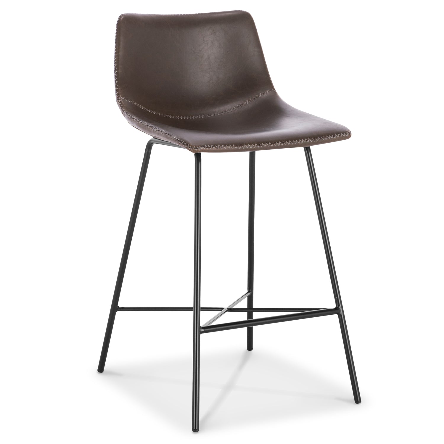 Paxton 24” Counter Height Stool | Brown | Set of 2 