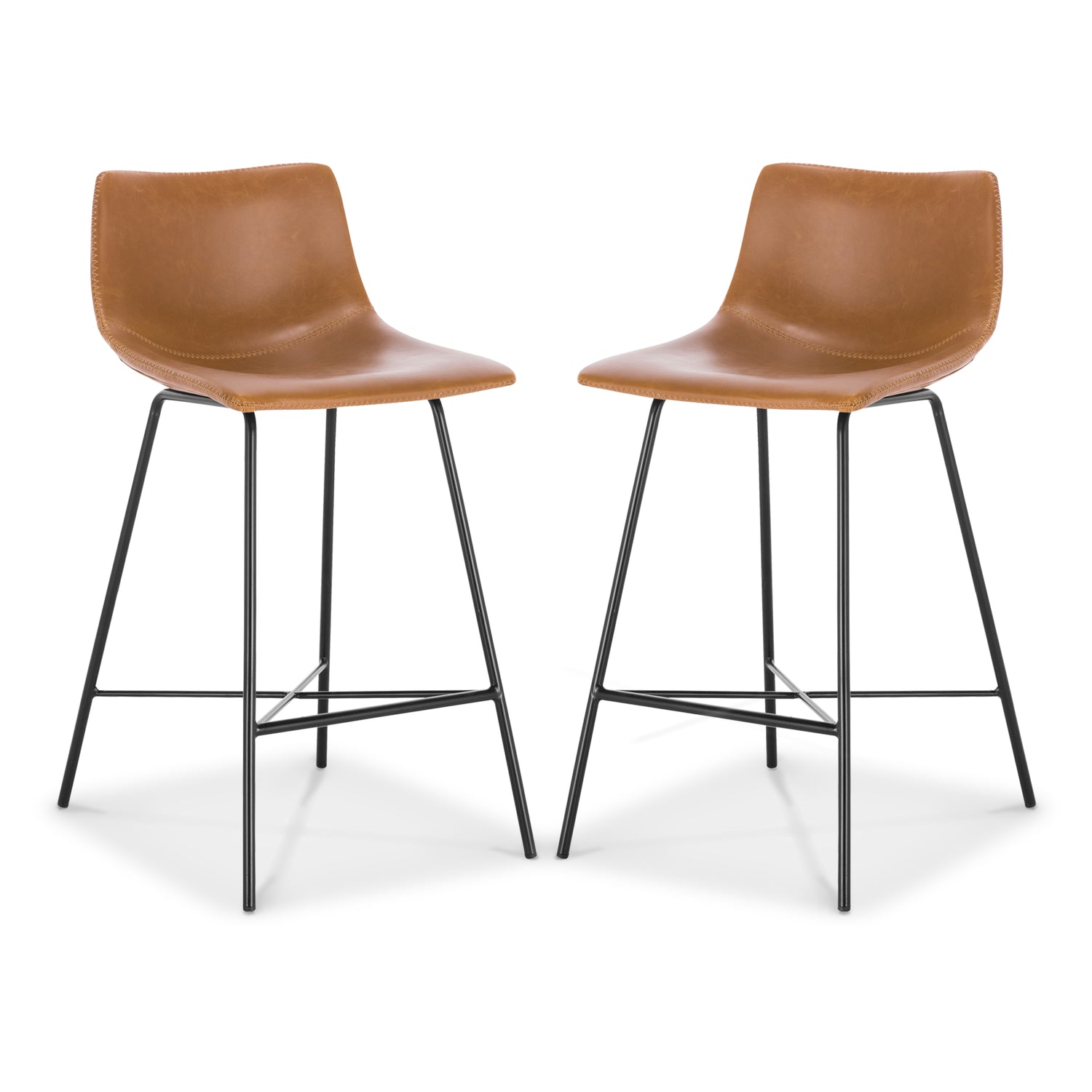 Paxton 24” Counter Height Stool | Tan | Set of 2 