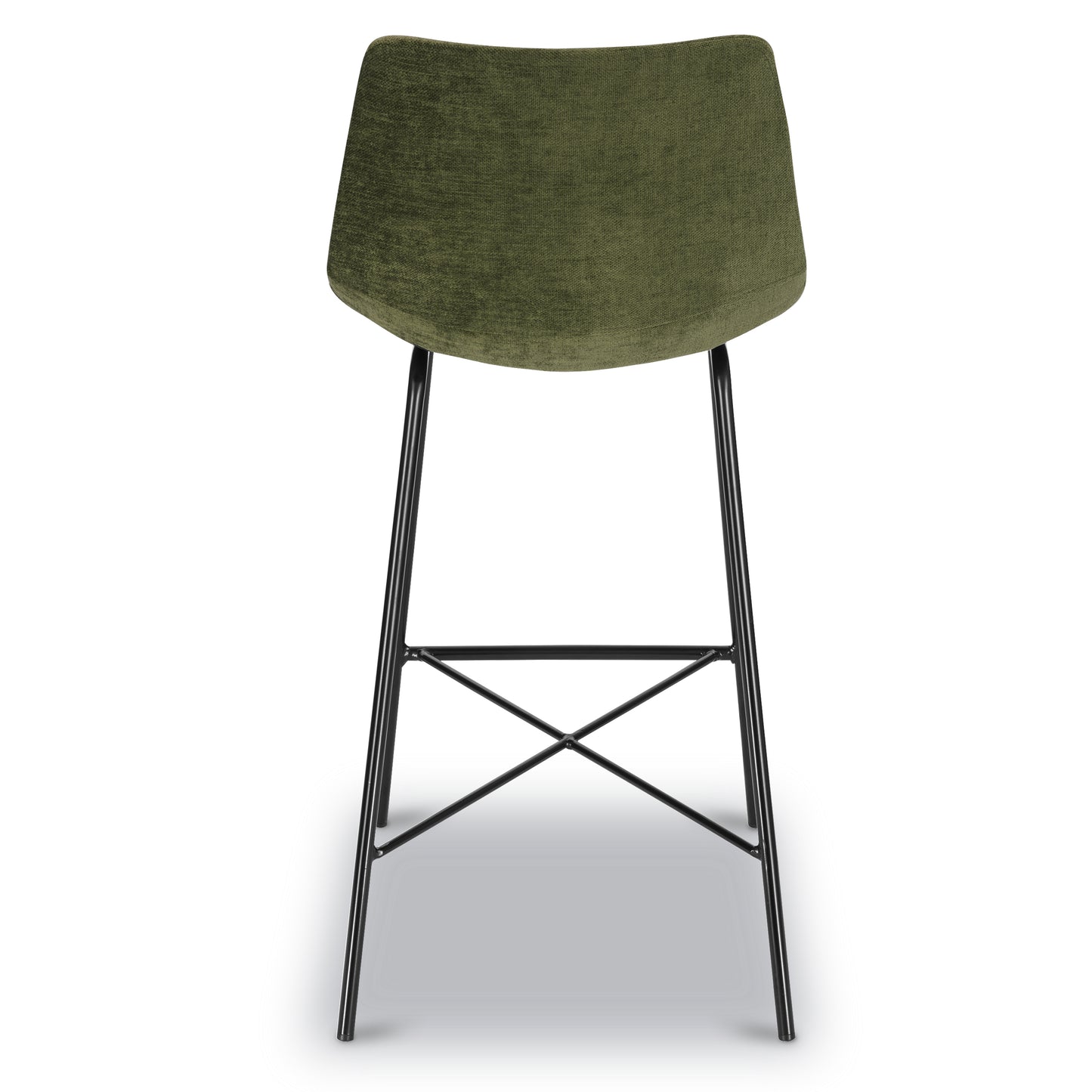 Paxton 24” Velvet Counter Stool | Distressed Green | Set of 3