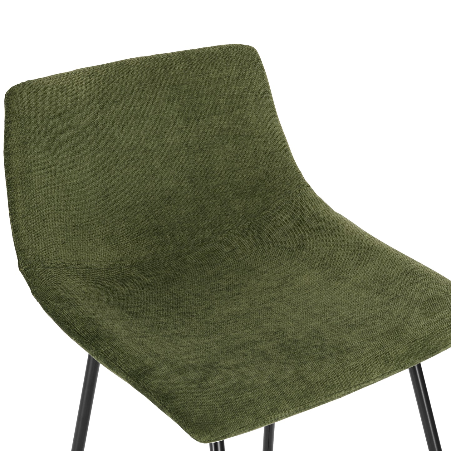 Paxton 24” Velvet Counter Stool | Distressed Green | Set of 3