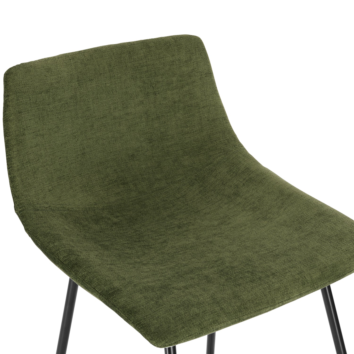 Paxton 24” Velvet Counter Stool | Distressed Green | Set of 3 