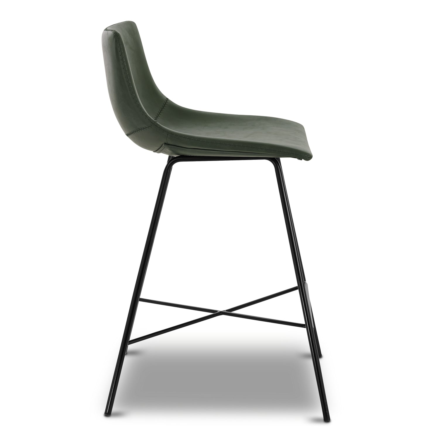 Paxton 24” Counter Height Stool | Ivy Green | Set of 3 
