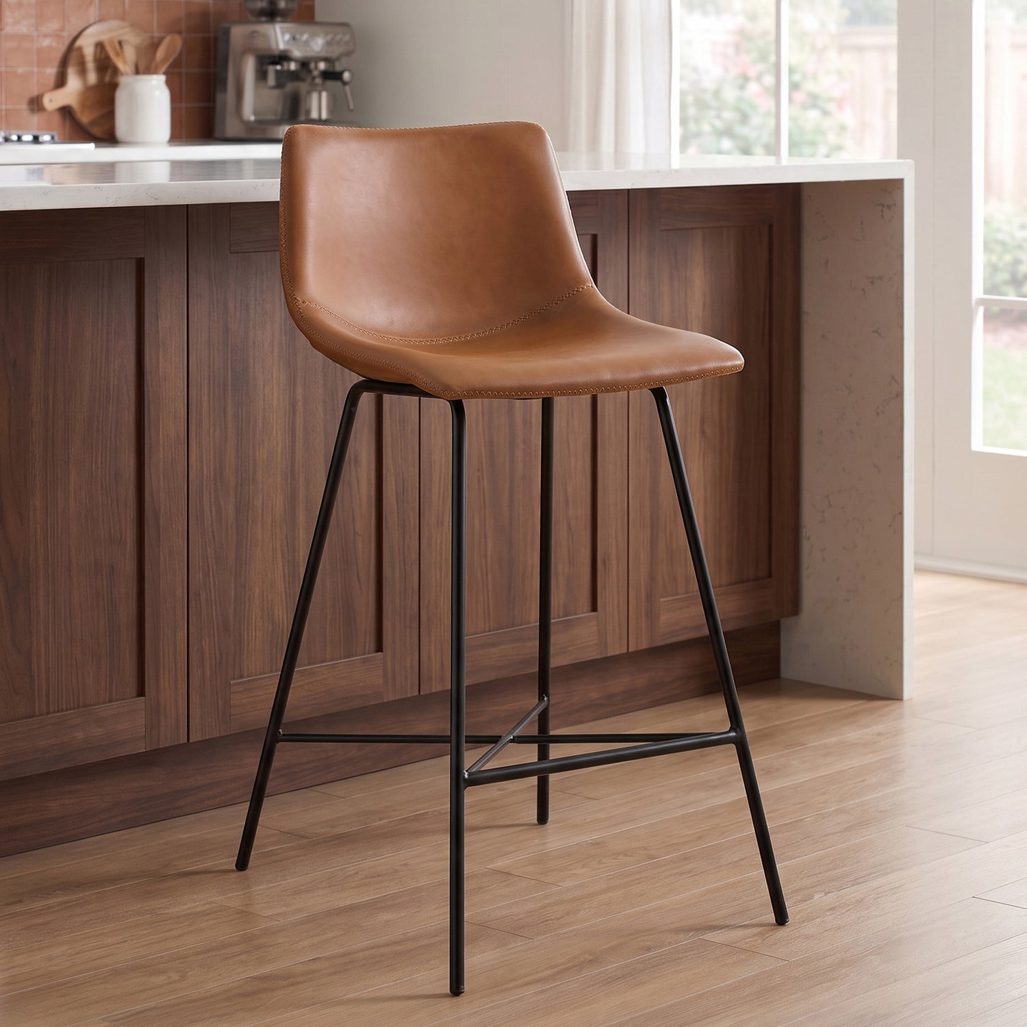 Paxton 24” Counter Height Stool | Tan | Set of 2 lifestyle_image