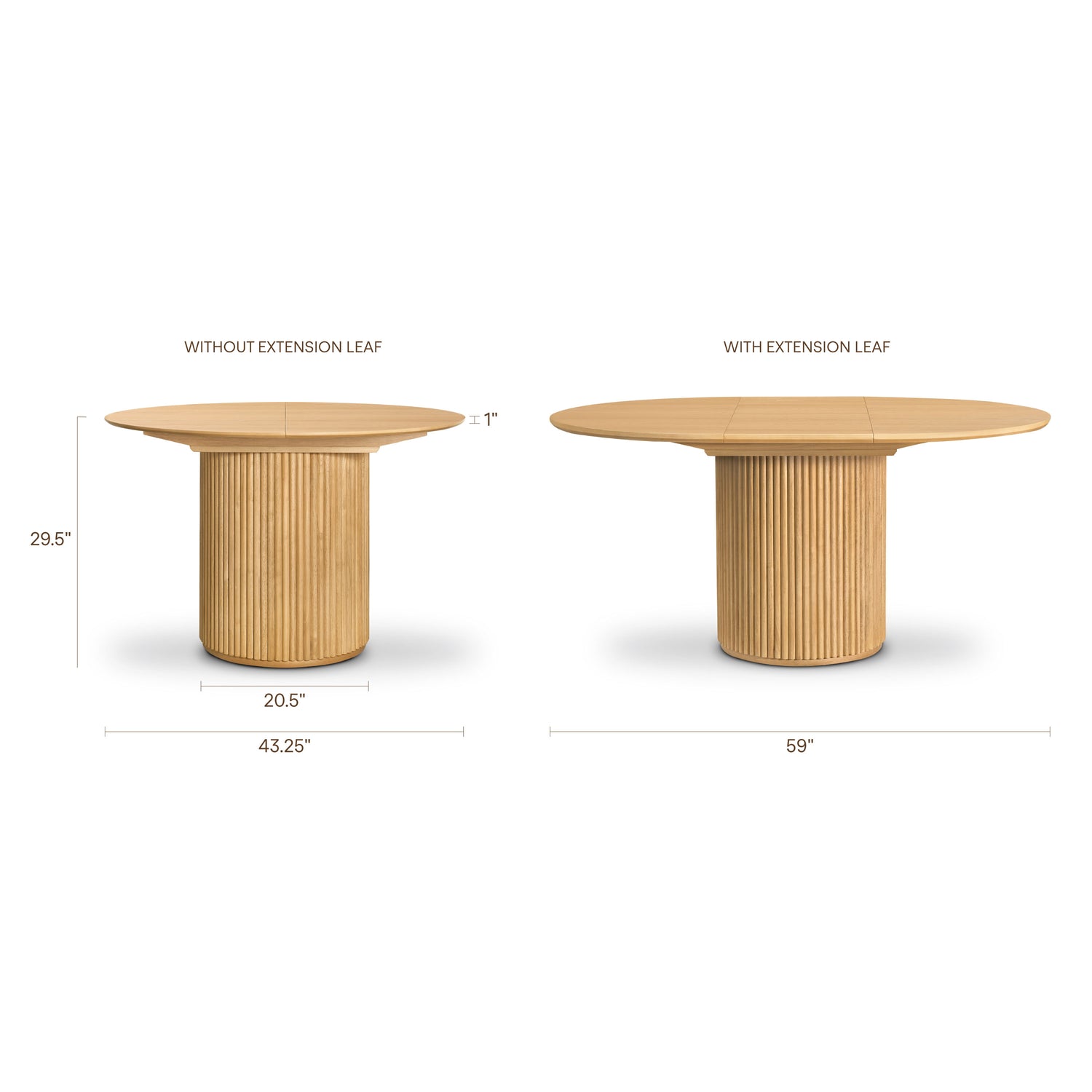 Ronda Extension Dining Table (43