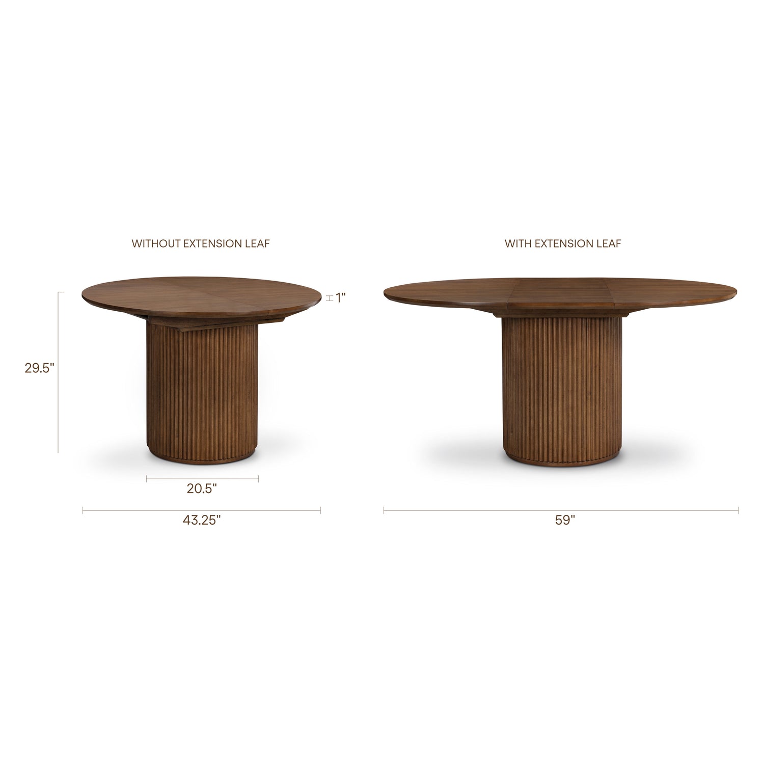 Ronda Extension Dining Table (43
