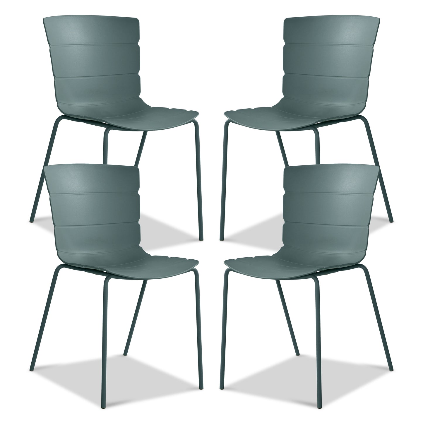 Corfu Dining Chair | Thyme Green | Set of 4