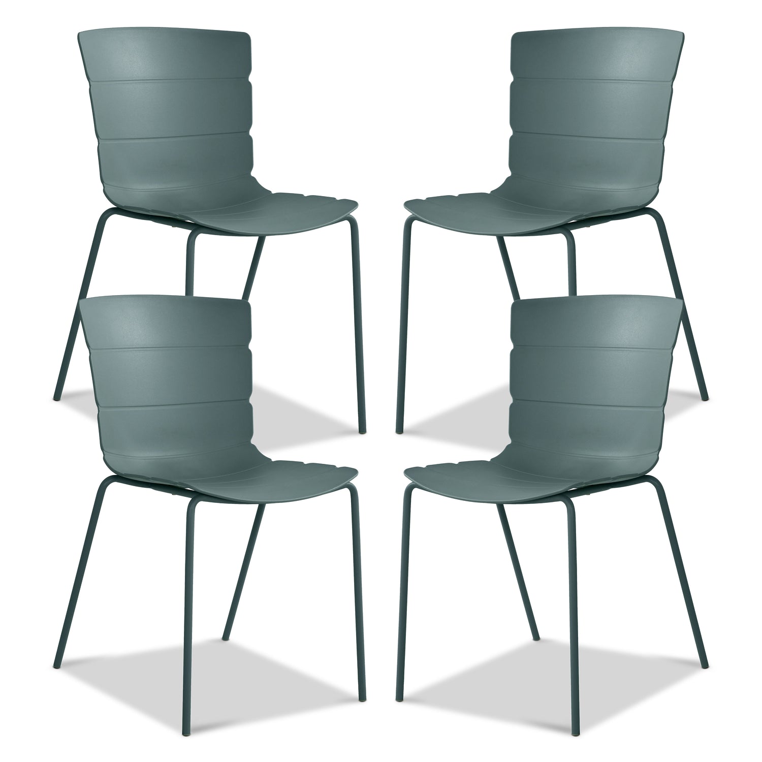 Corfu Dining Chair | Thyme Green | Set of 4 