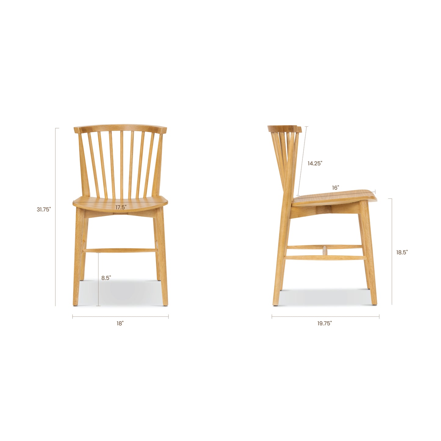 Ligna Dining Chair | Oak