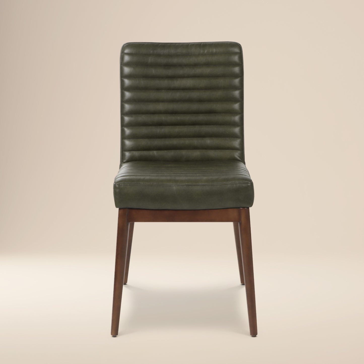 Nivo Leather Dining Chair | Antique Green
