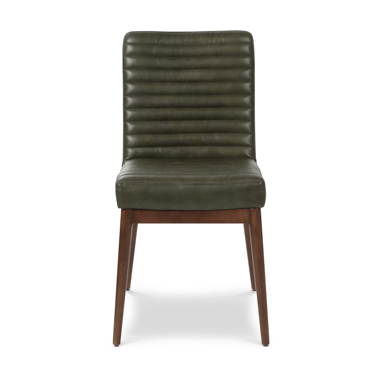 Nivo Leather Dining Chair | Antique Green
