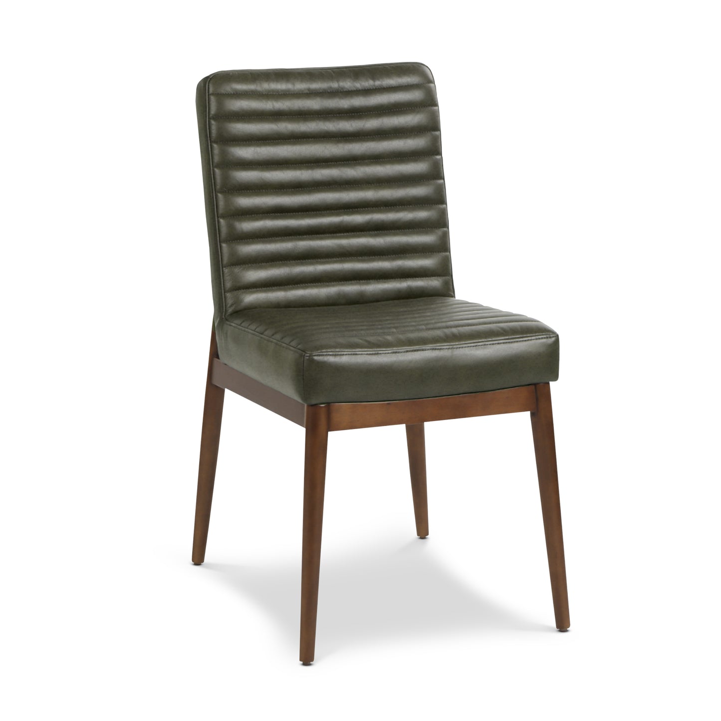 Nivo Leather Dining Chair | Antique Green