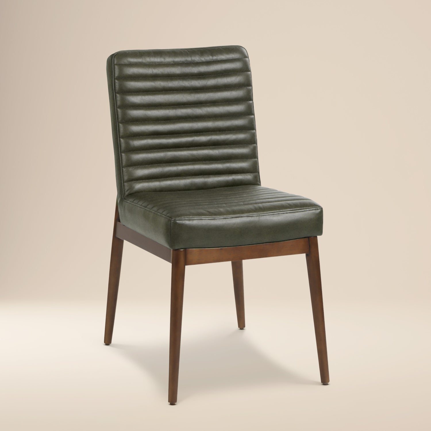 Nivo Leather Dining Chair | Antique Green 
