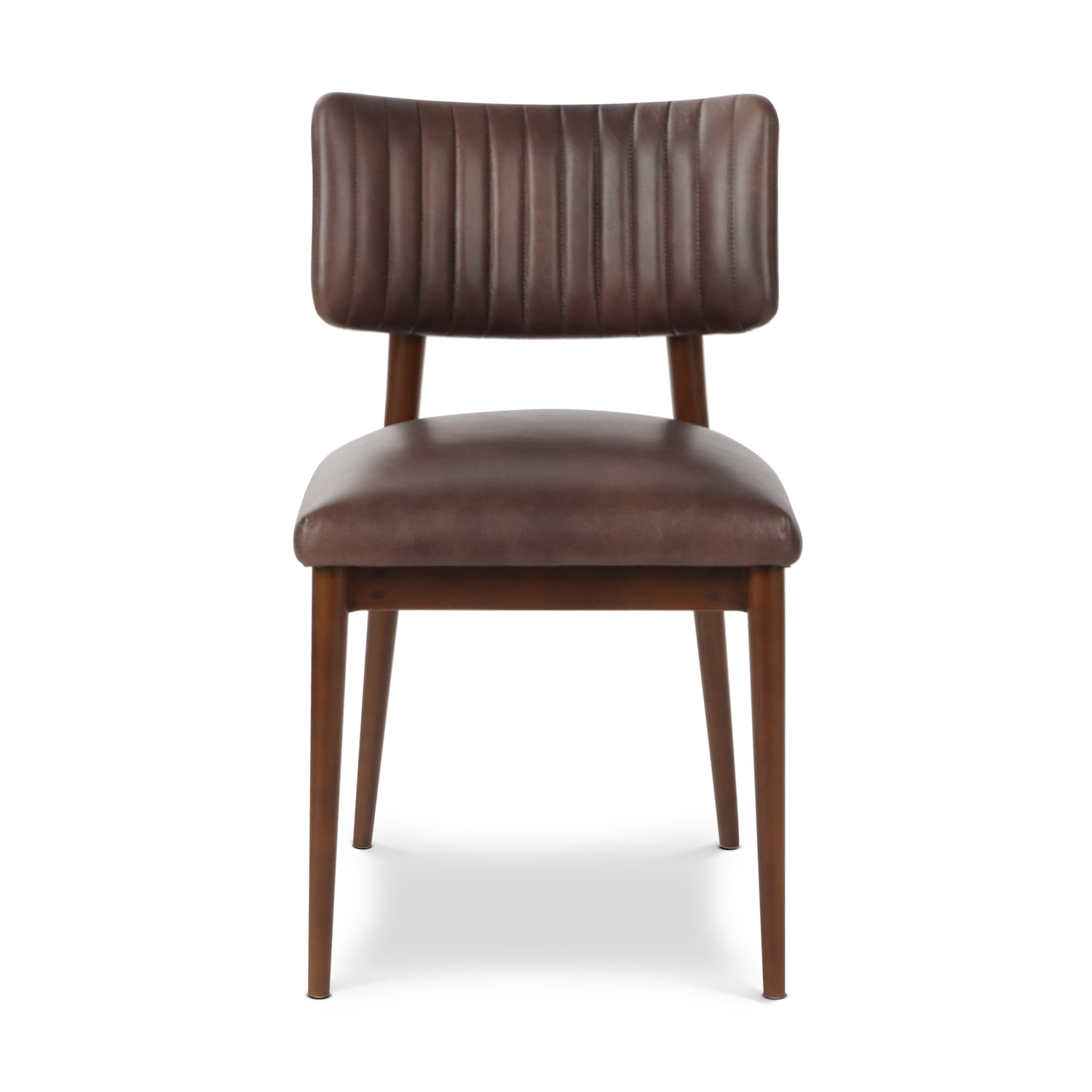 Bask Leather Dining Chair | Antique Brown 