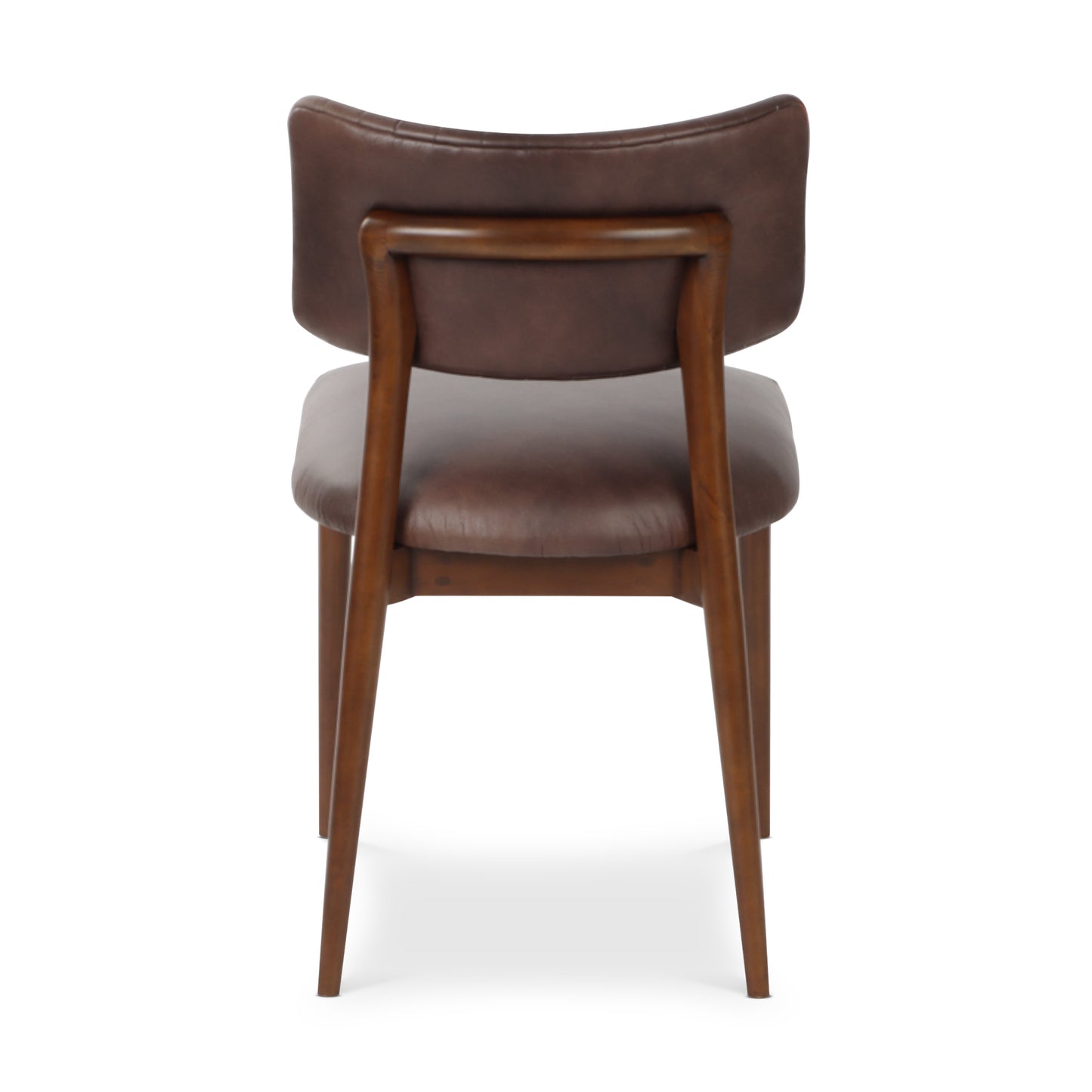 Bask Leather Dining Chair | Antique Brown