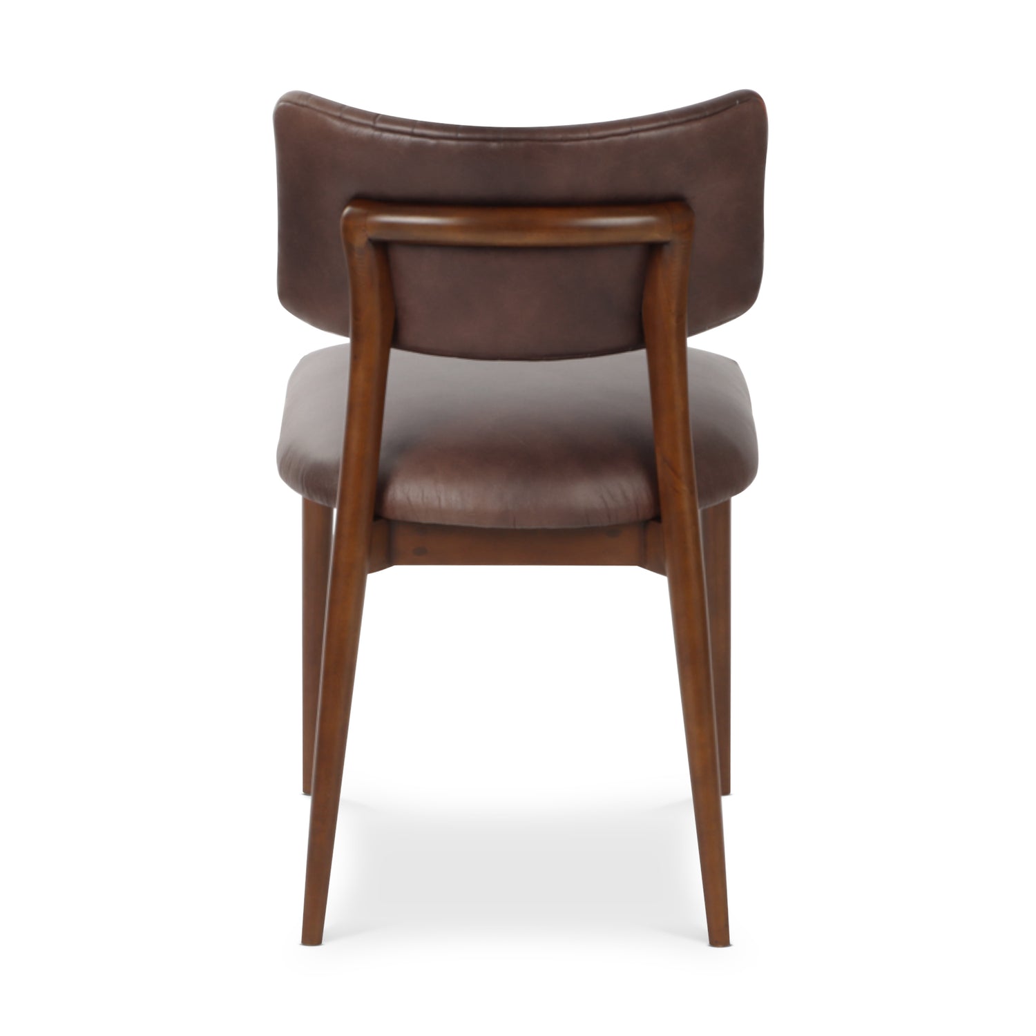 Bask Leather Dining Chair | Antique Brown 